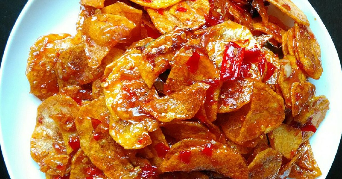 Makanan Kering Kentang Balado: Camilan Pedas dan Renyah