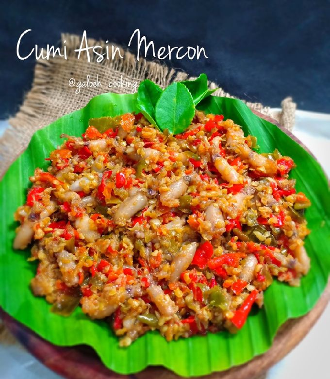 Mengenal Rasa Pedas dan Gurih Cumi Asin Mercon